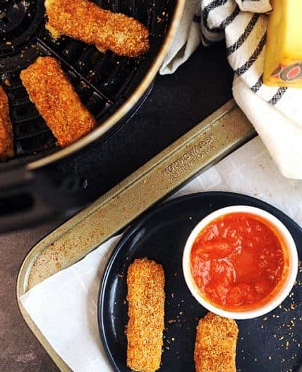 Keto Air Fryer Cheese Sticks