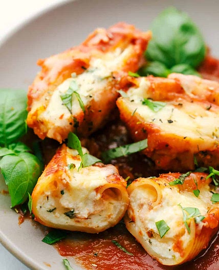 Three Cheese Stuffed Shells Recipe