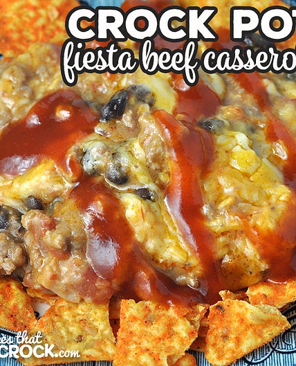 Fiesta Crock Pot Beef Casserole