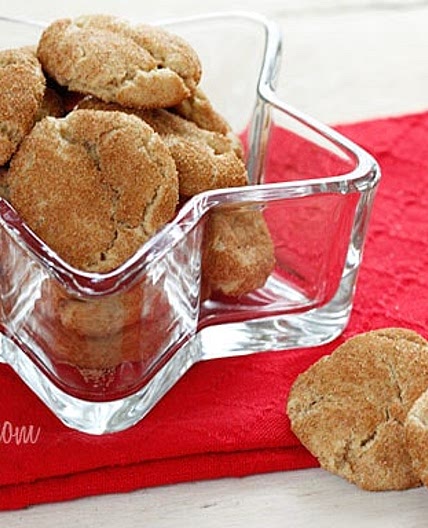 Skinny Whole Wheat Snickerdoodles