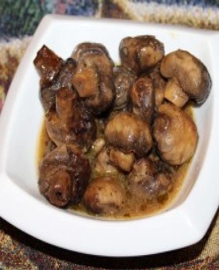 Crockpot Parmesan Ranch Mushrooms