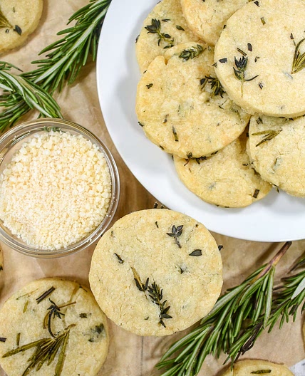 Rosemary Shortbread Cookies