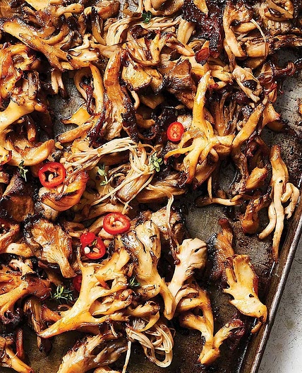 Roasted Mushrooms with Chile-Lemon Oil
