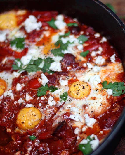 Chorizo Baked Eggs
