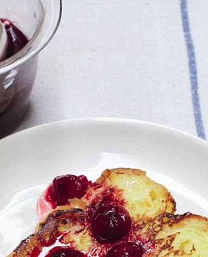 Rachel Khoo's French Toast With Cherry Compote Recipe