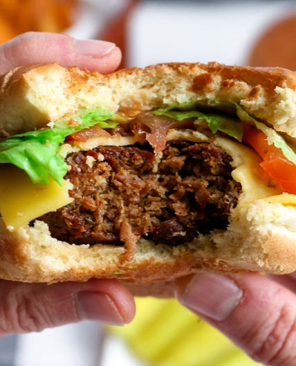 Vegan Hamburgers (Beyond Meat copycat)