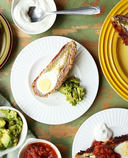 Southwest Scotch Egg Rellenos