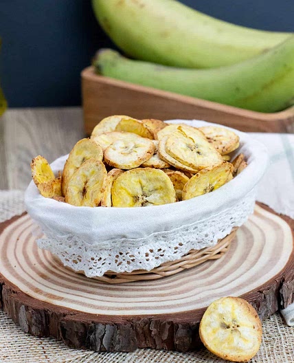 Air Fryer Plantain Chips