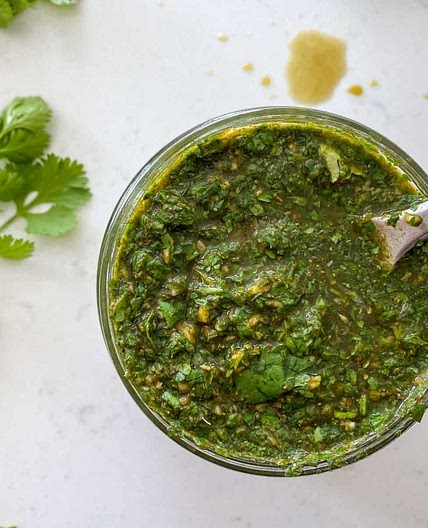 Oil Free Chimichurri Sauce