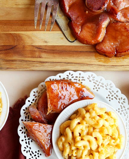 Maple Glazed Ham Steak