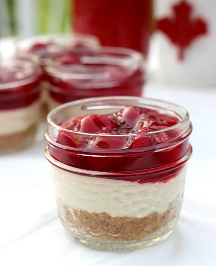 No Bake Cherry Cheesecake