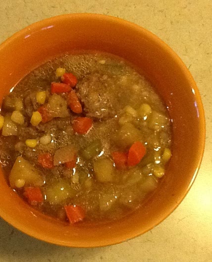 Cheese and Meatball Soup