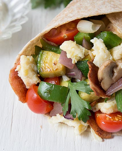 Healthy Italian Breakfast Wraps