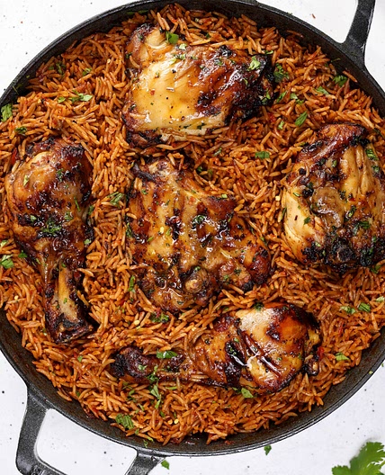 Peri Peri Jollof Rice and Chicken
