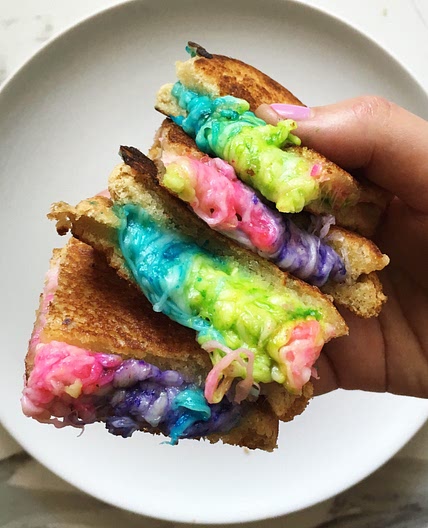 Rainbow Grilled Cheese
