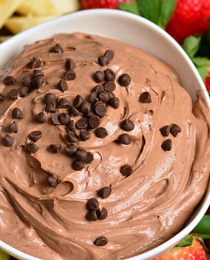 Chocolate Cake Fruit Dip