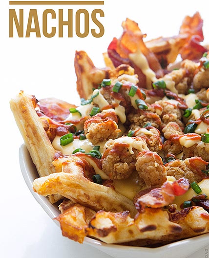 Chicken and Waffles Nachos
