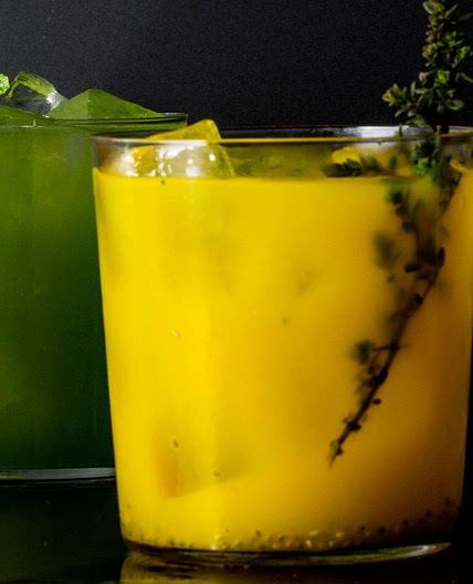 Turmeric-Ginger Tonic with Chia Seeds