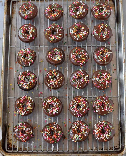 Gluten Free Chocolate Cake Donuts