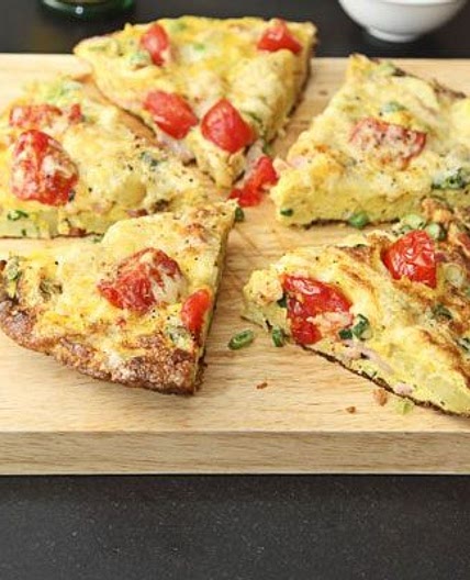 Omelette wedges