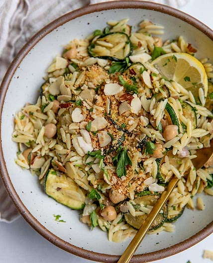 Zucchini Orzo Salad