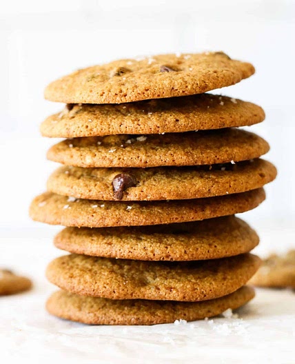 Oat Flour Chocolate Chip Cookies