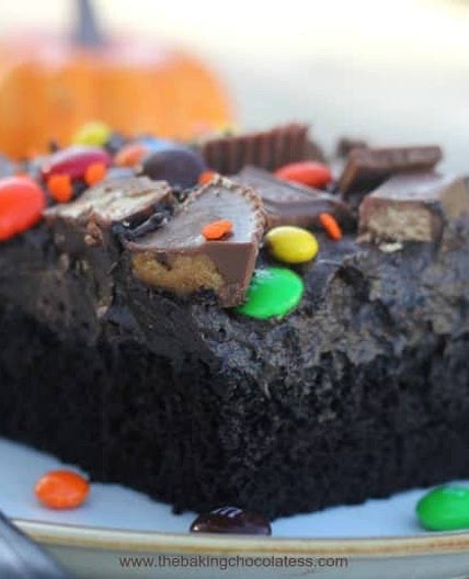 Halloween Black Magic Candy Cake! It's Insane!