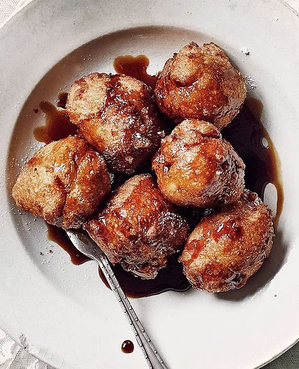 Jamie Oliver's doughnuts in anise caramel