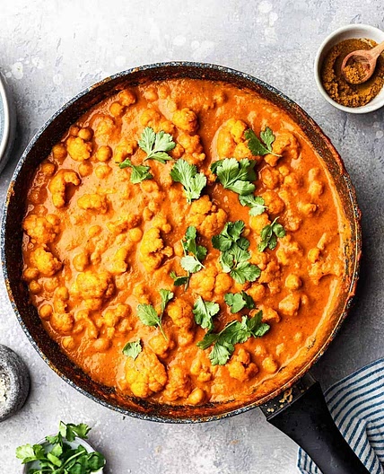 Cauliflower and Chickpea Curry