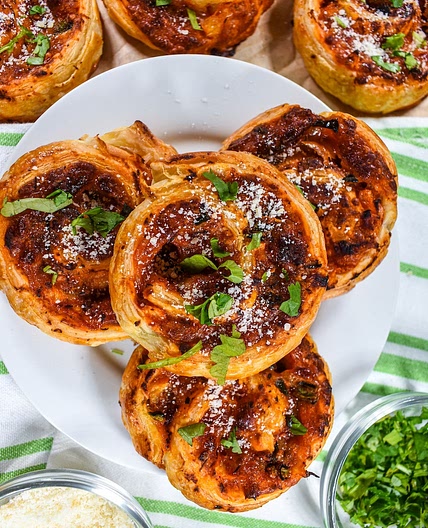 Jalapeño and Pineapple Pizza Rolls