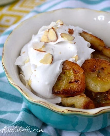 Pan-Fried Bananas with Coconut Cream