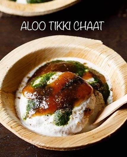 Aloo Tikki Chaat