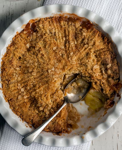 The best apple crumble