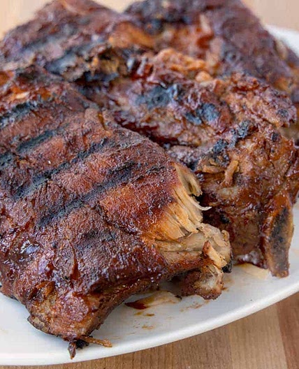 Dry Rub Grilled Baby Back Ribs