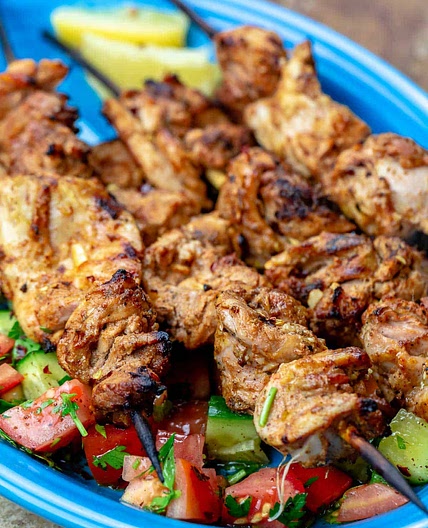 Grilled Shish Tawook