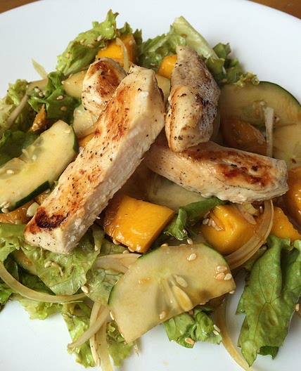 Receita de Salada asiática de frango