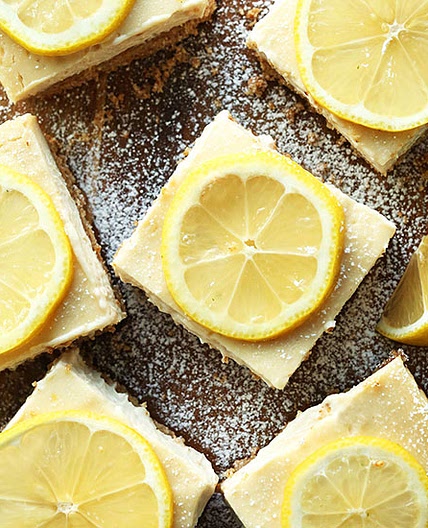 Creamy Vegan Lemon Bars