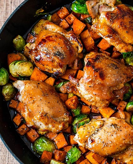 Honey Glazed Chicken Skillet