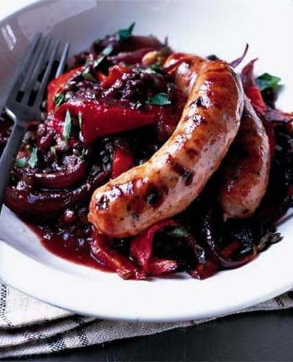 Sausage & lentil one-pot