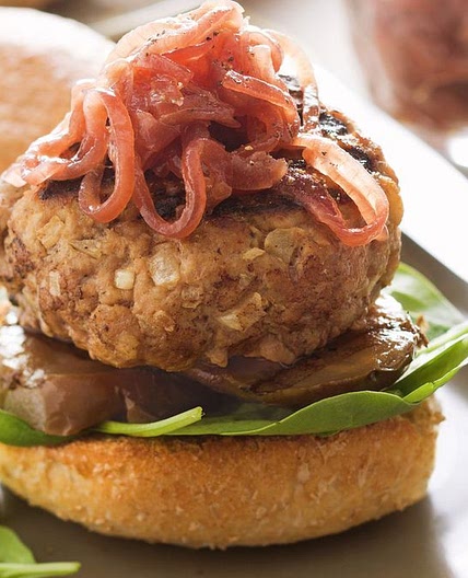 Fennel, pork and veal burgers