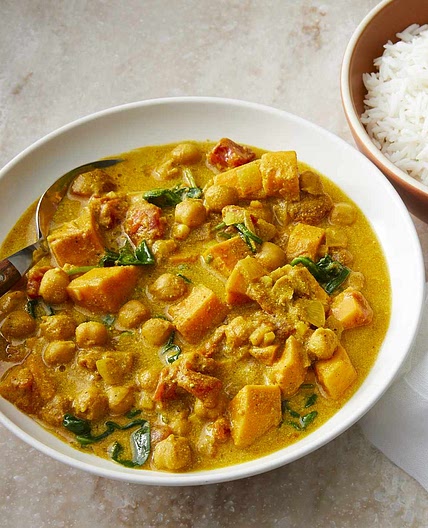 Vegan Sweet Potato Chickpea Curry