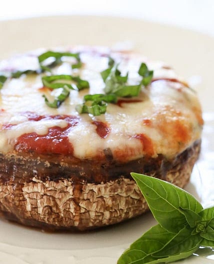 Veggie Lasagna Stuffed Portobello Mushrooms