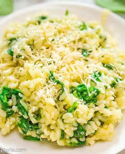 Classic Spinach Risotto