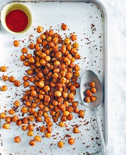Crispy roasted chickpeas