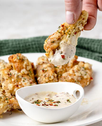 Garlic Butter Parmesan Wings
