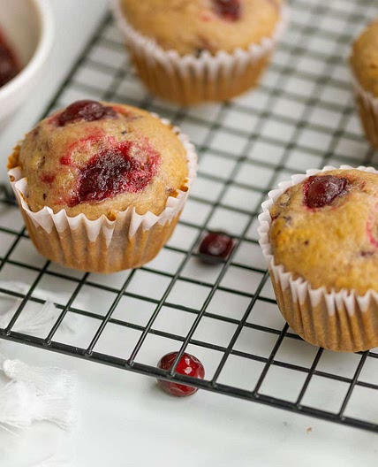 Cranberry Sauce Muffins