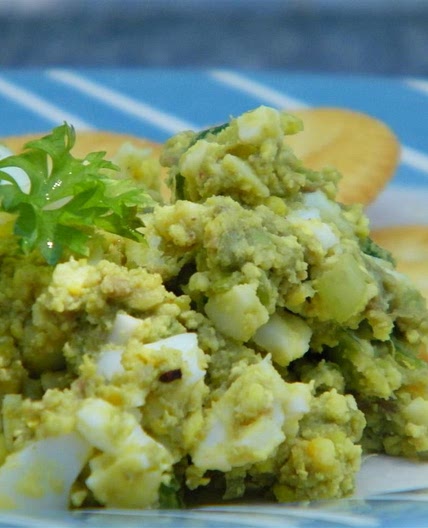 Light Avocado Egg Salad