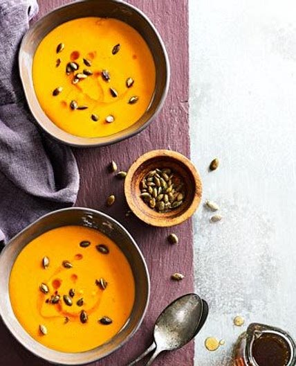 Pumpkin & bacon soup