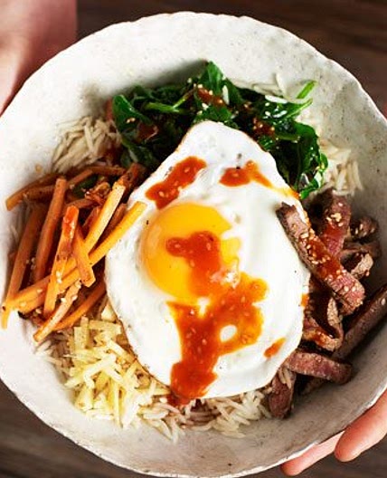 Easy bibimbap