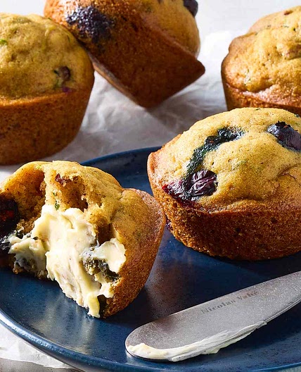 Blueberry Zucchini Muffins